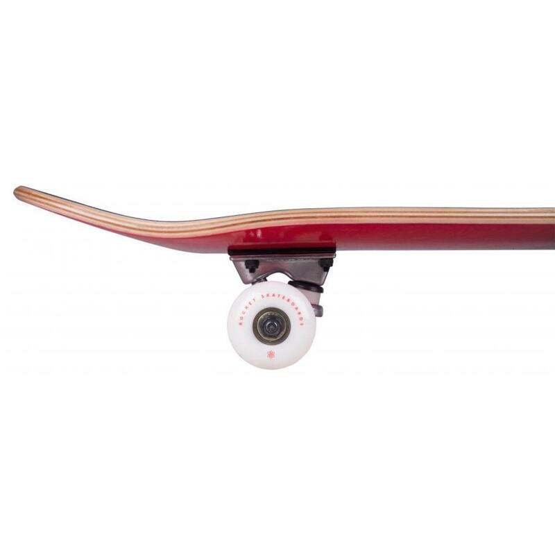 Rocket Double Dipped Red 7.5" Skateboard