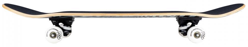 Rocket Prism Foil Silver 7.75" Skateboard 3/5