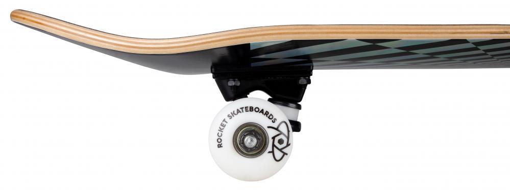 Rocket Prism Foil Silver 7.75" Skateboard 4/5