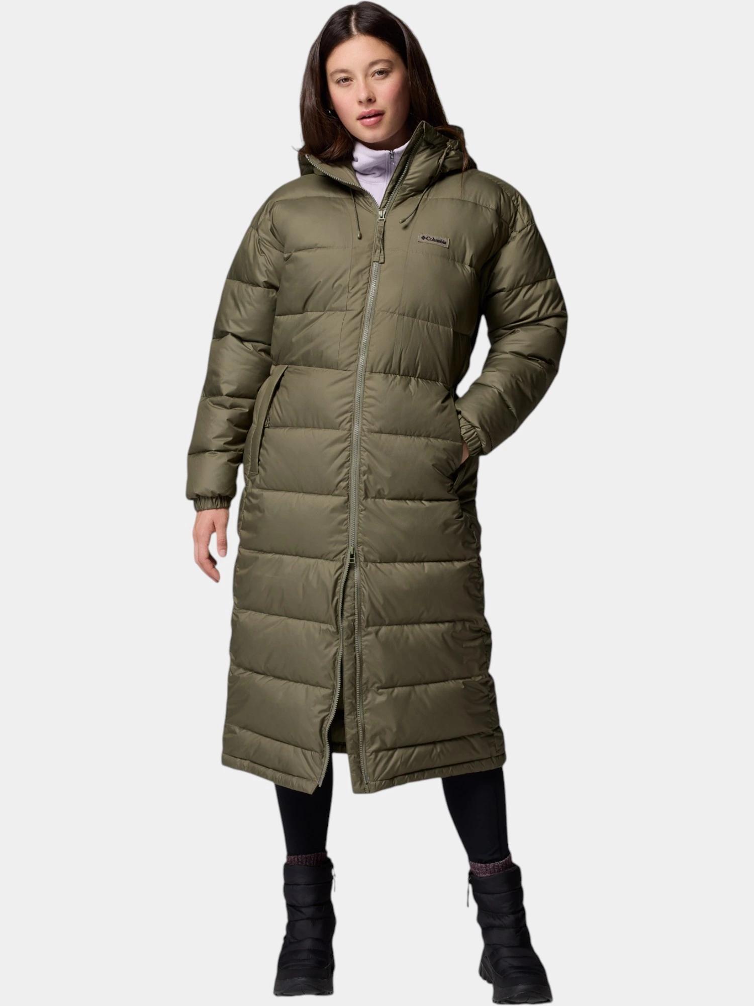 Jacheta de iarna Pike Lake  III Long Jacket - verde femei