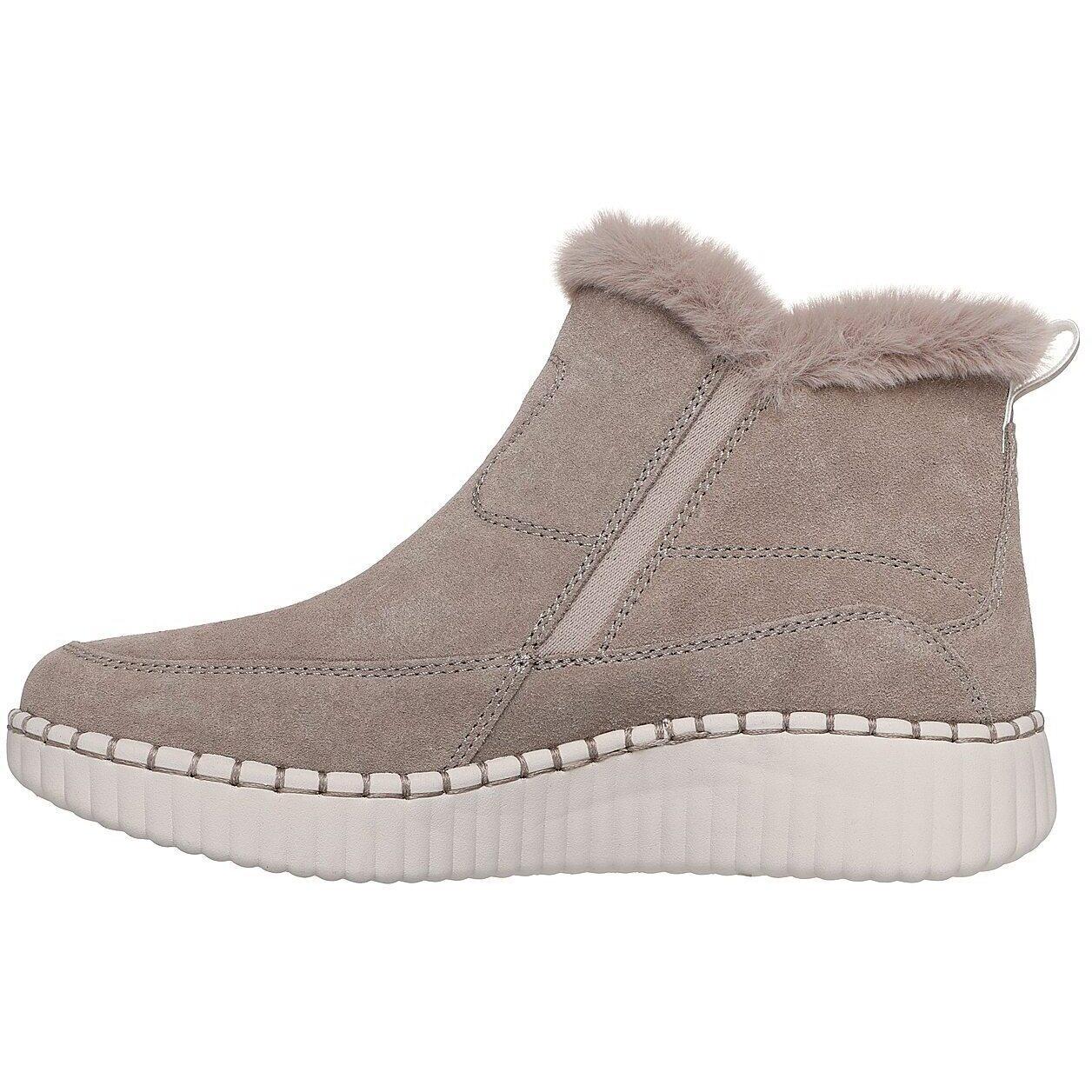 Botas Skechers Wilshire Blvd - Fresh Zip, Gris, Mujer 5/5