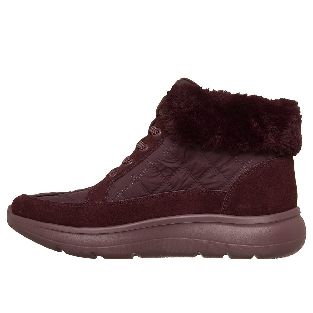 CONFORTABLE BUTIN FEMME Skechers On-the-go Encore Elisas tissu BORDEAUX 4/5