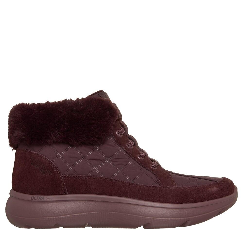 CONFORTABLE BUTIN FEMME Skechers On-the-go Encore Elisas tissu BORDEAUX 1/5