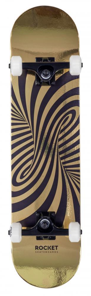 ROCKET Foguete Twisted Foil Gold 7.5" Skate