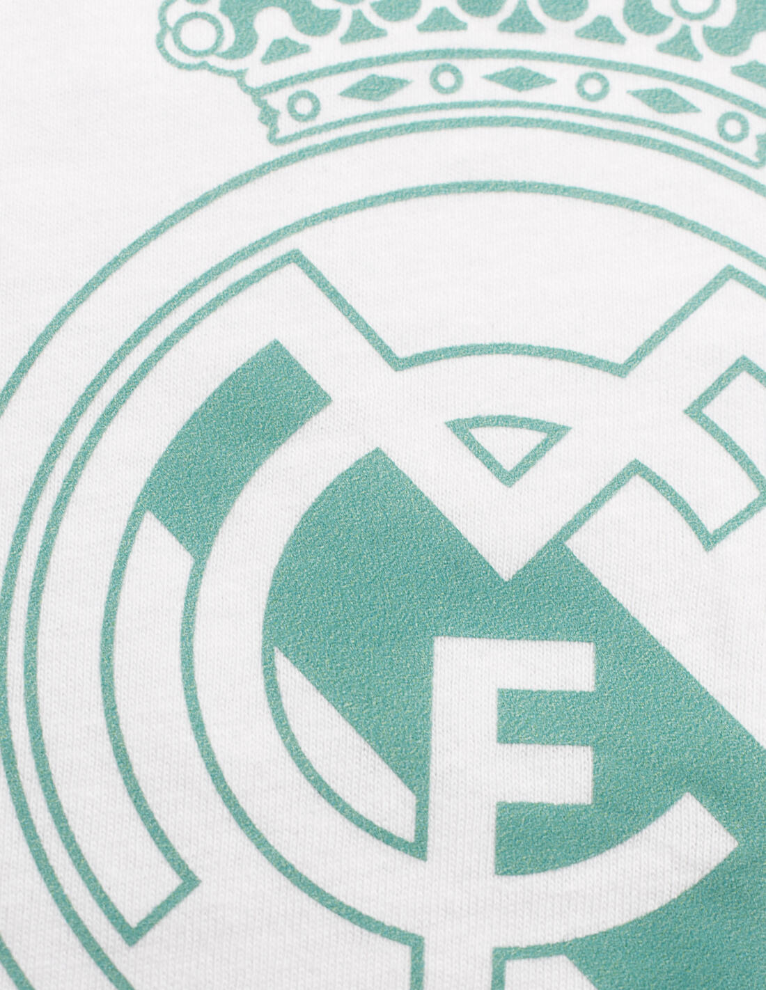 Camiseta Real Madrid Blanca con Escudo Verde - Junior 3/4