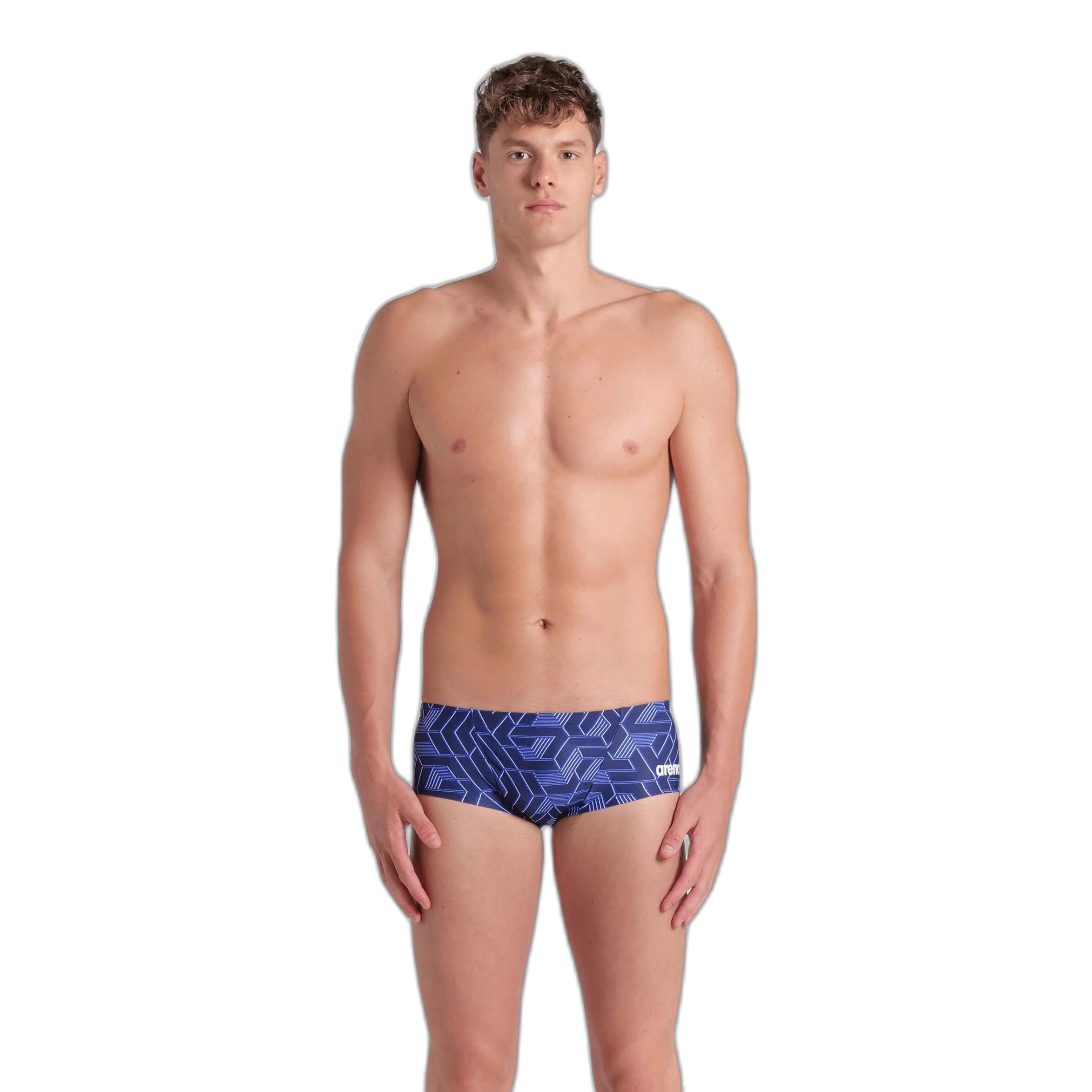Arena - Boxer De Bain Taille Basse Arena Escape - Bas De Maillot De Bain - Bleu - 70 - Decathlon