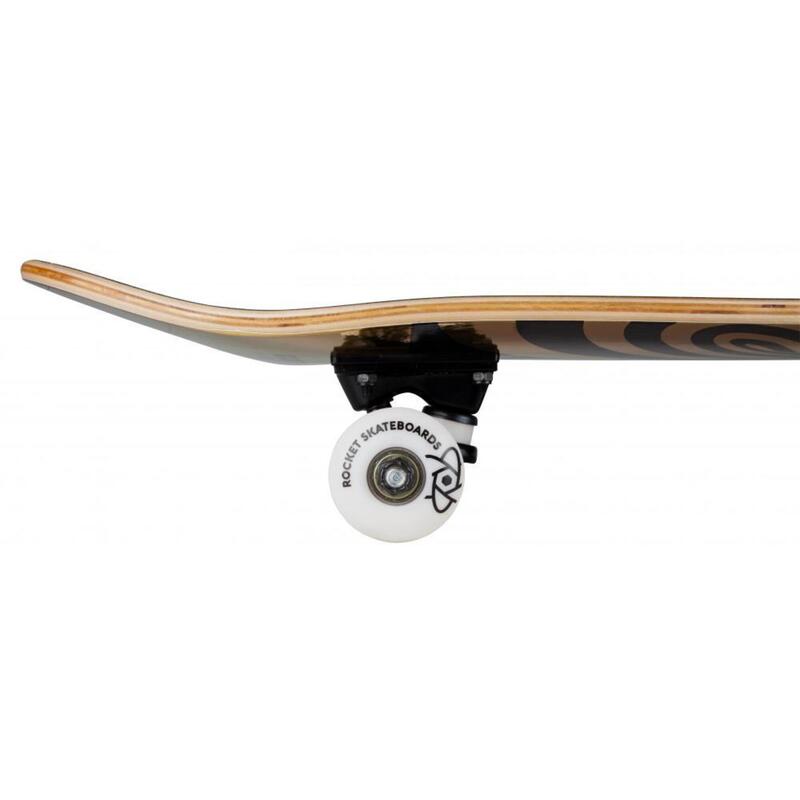 Rocket Twisted Foil Gold 7.5" Skateboard