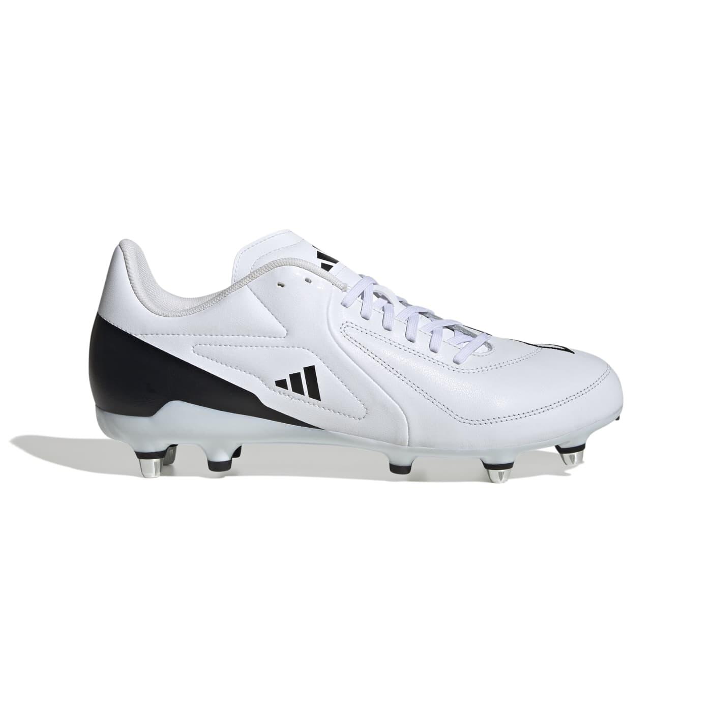 Adidas - Crampons De Rugby Rs15 Elite Sg Blanc Et Noir - Chaussures De Rugby - Blanc - Decathlon