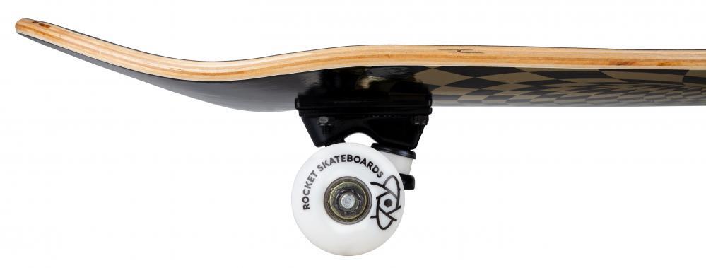 Rocket Vortex Foil Gold 8" Skateboard 4/5