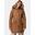 Jacheta de iarna Suttle Mountain Long Insulated Jacket - maro femei