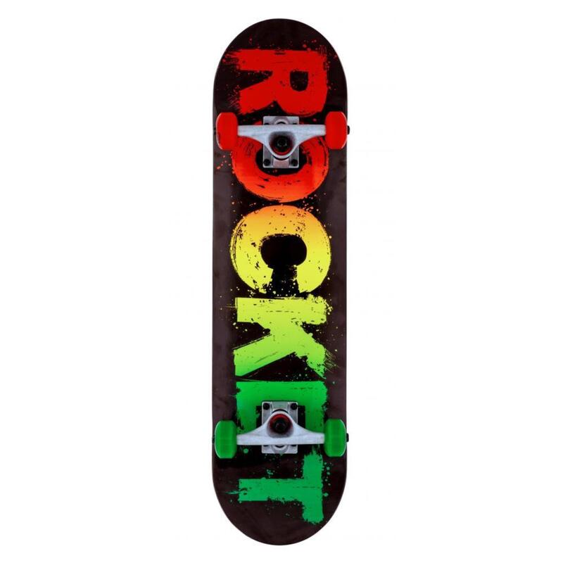 Rocket Rasta Fade Skateboard