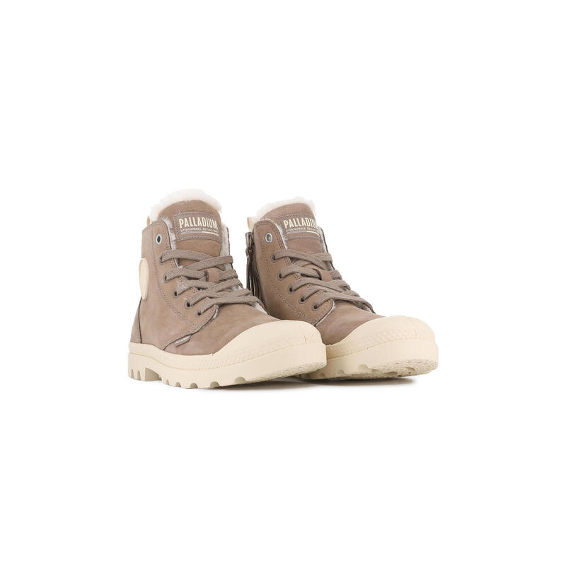 Pantofi peste gleznă universali 95982212m pentru iarnă maro damă