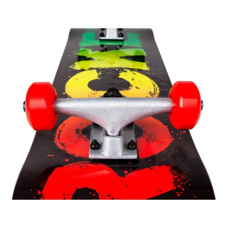 Skateboard Rocket Rasta Fade 8 In Mix