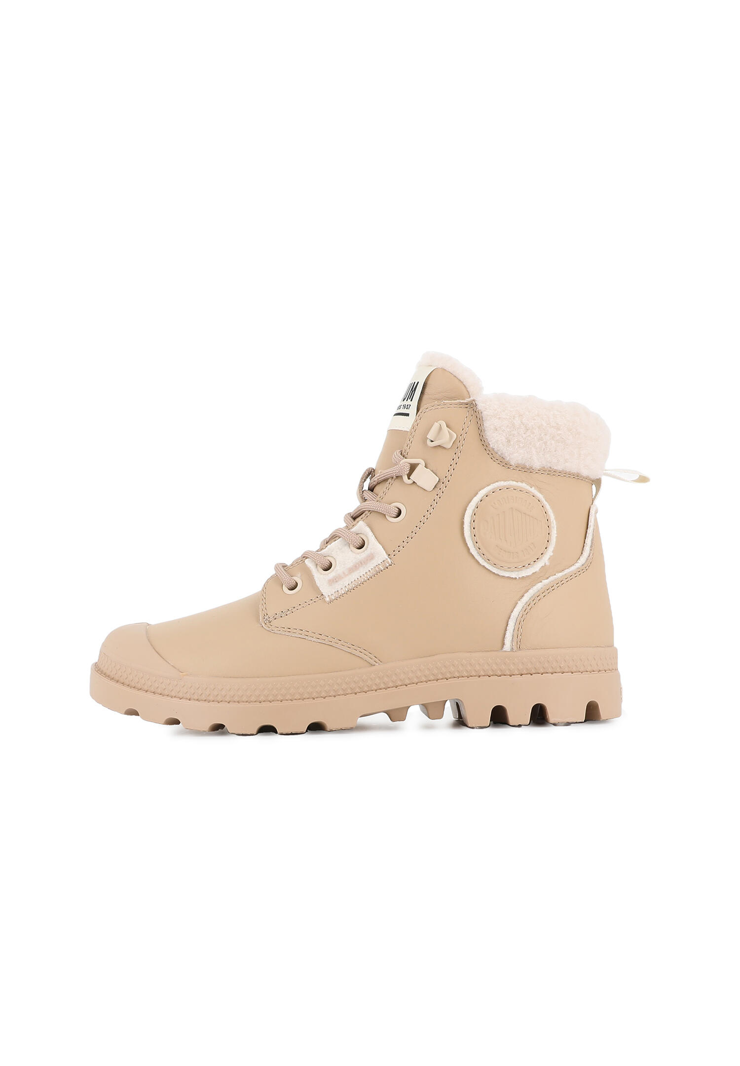 PALLADIUM Pampa Hi Snow Warm Damen Boots Stiefelette Leder 94380-235-M beige tan 3/6