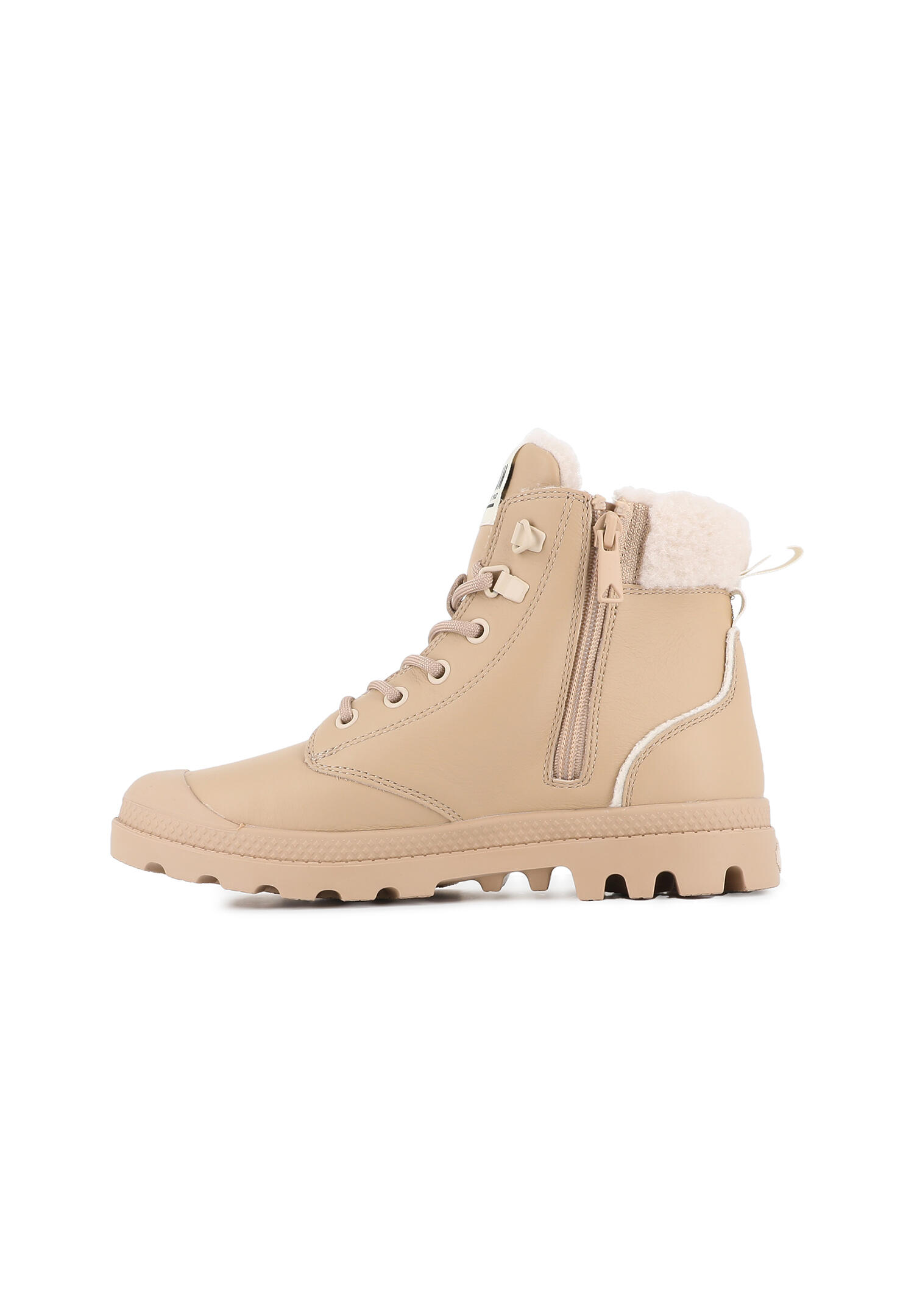 PALLADIUM Pampa Hi Snow Warm Damen Boots Stiefelette Leder 94380-235-M beige tan 4/6