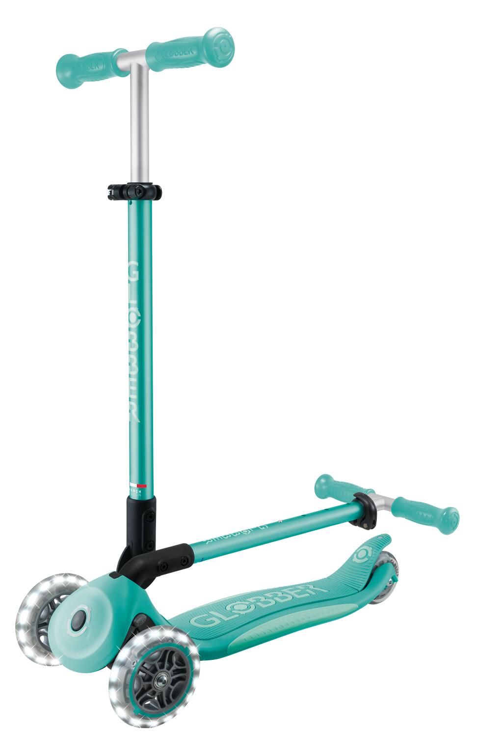 Globber Primo Foldable Plus Lights Mint 13/14