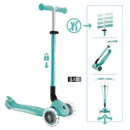Trottinette ELITE LIGHTS - Rose pastel