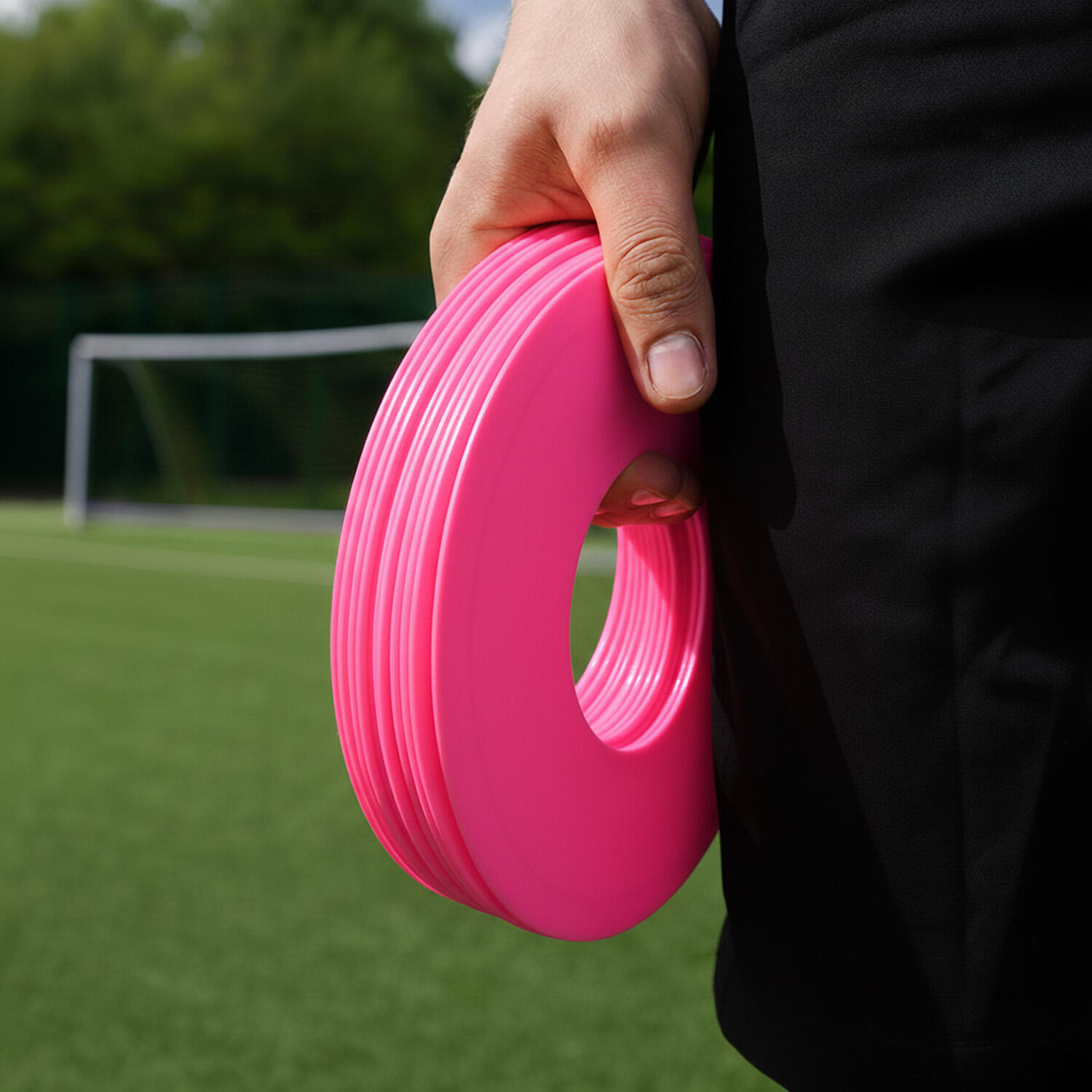 Set 10 Aros Planos Zastor Sol-Ring - Fucsia 2/4
