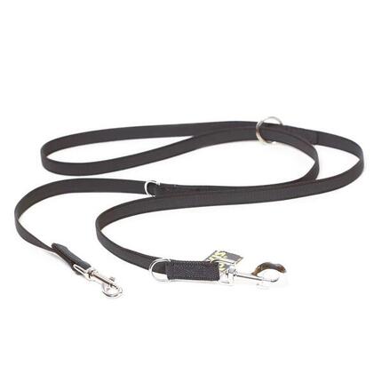 Laisse de sport anti-glisse Color & Gray 14mm x 2,2m ajustable à 3 anneaux,