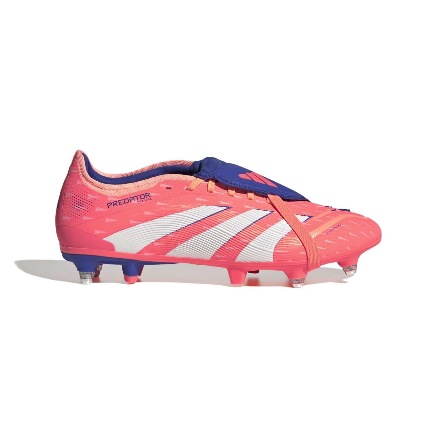 Adidas - Crampons Adidas Predator Pro Languette Rabattable Sg Corail - Chaussures De Football - Orange - Decathlon