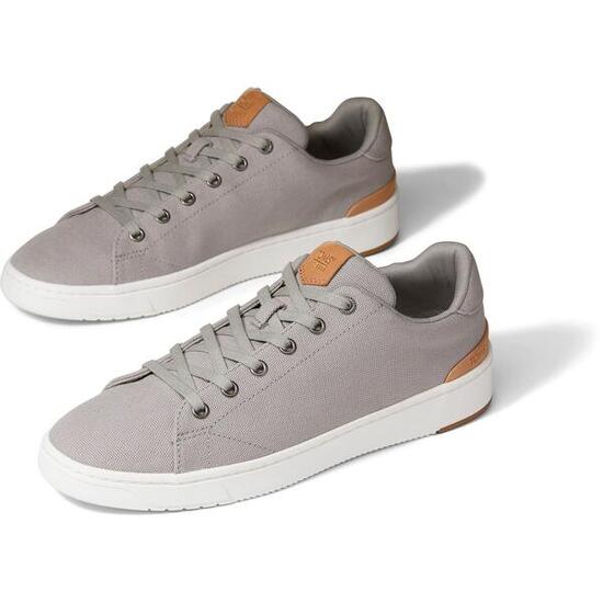 TOMS TRVL LITE 2.0 Low Herren Sneaker aus 100% Baumwolle in Grau