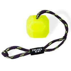Balle IDC fluorescente jaune fluo Ø 60 mm avec poignée