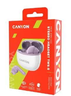 Canyon TWS-5 Wireless Earbuds Purple 5/6