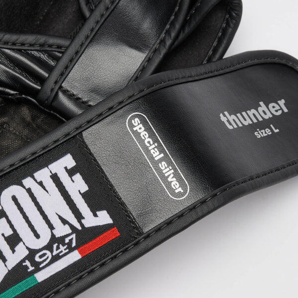 Leone1947 Luvas MMA THUNDER pretas M 6/6