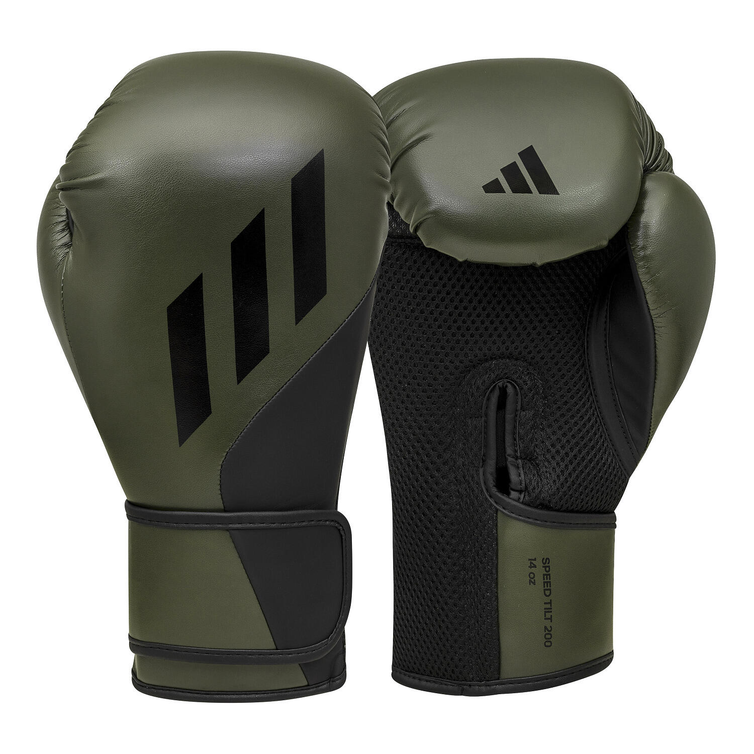 ADIDAS Boxing Gloves Speed Tilt 200 10 oz Olive-Black Boxen Unisex