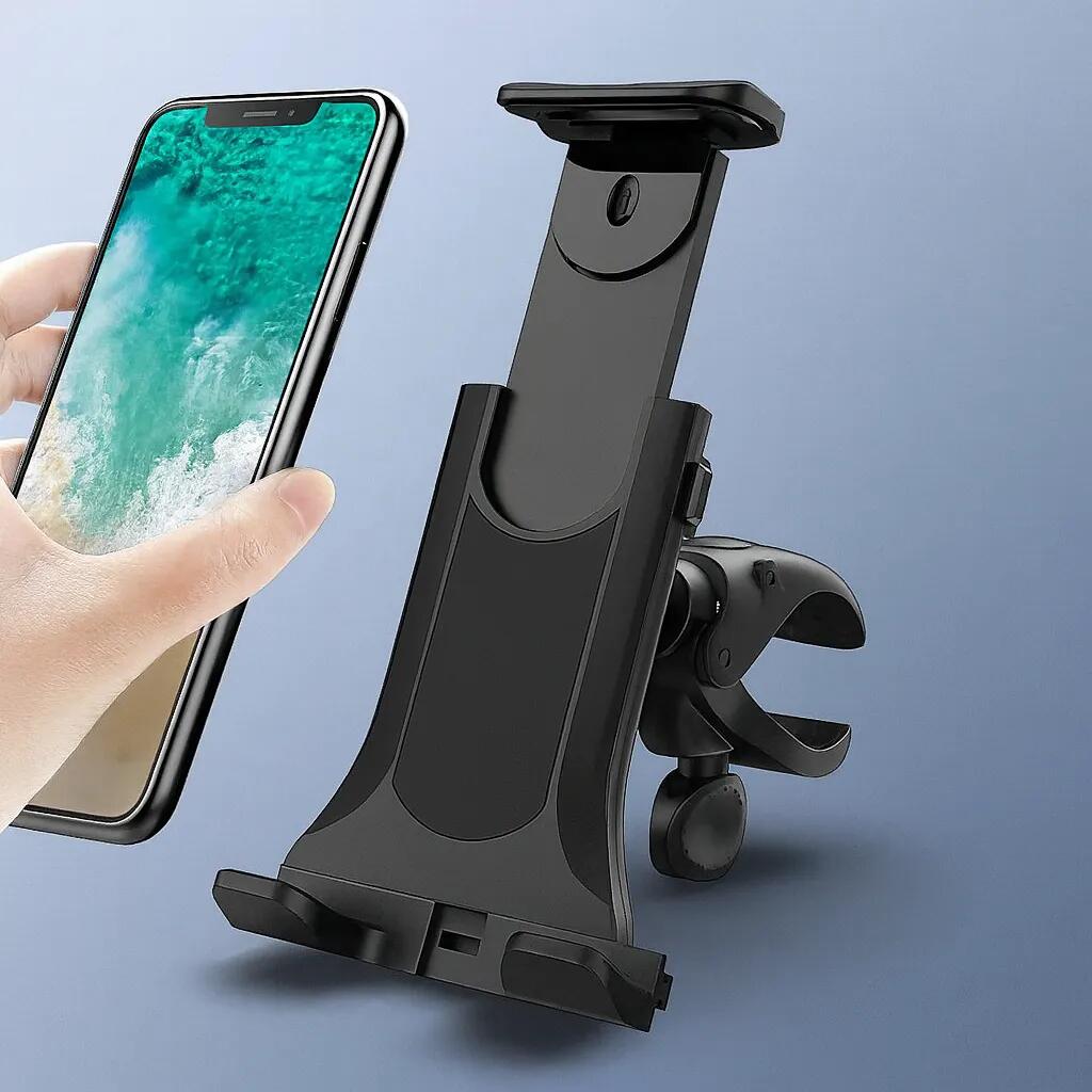 Support universel smartphone tablette vélo home trainer 4-12 pouces 360° 2/7