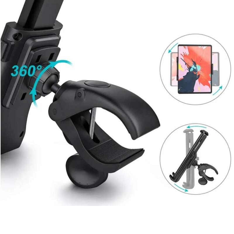 Suport universal bicicletă telefon & tabletă – rotație 360° – 4–12"