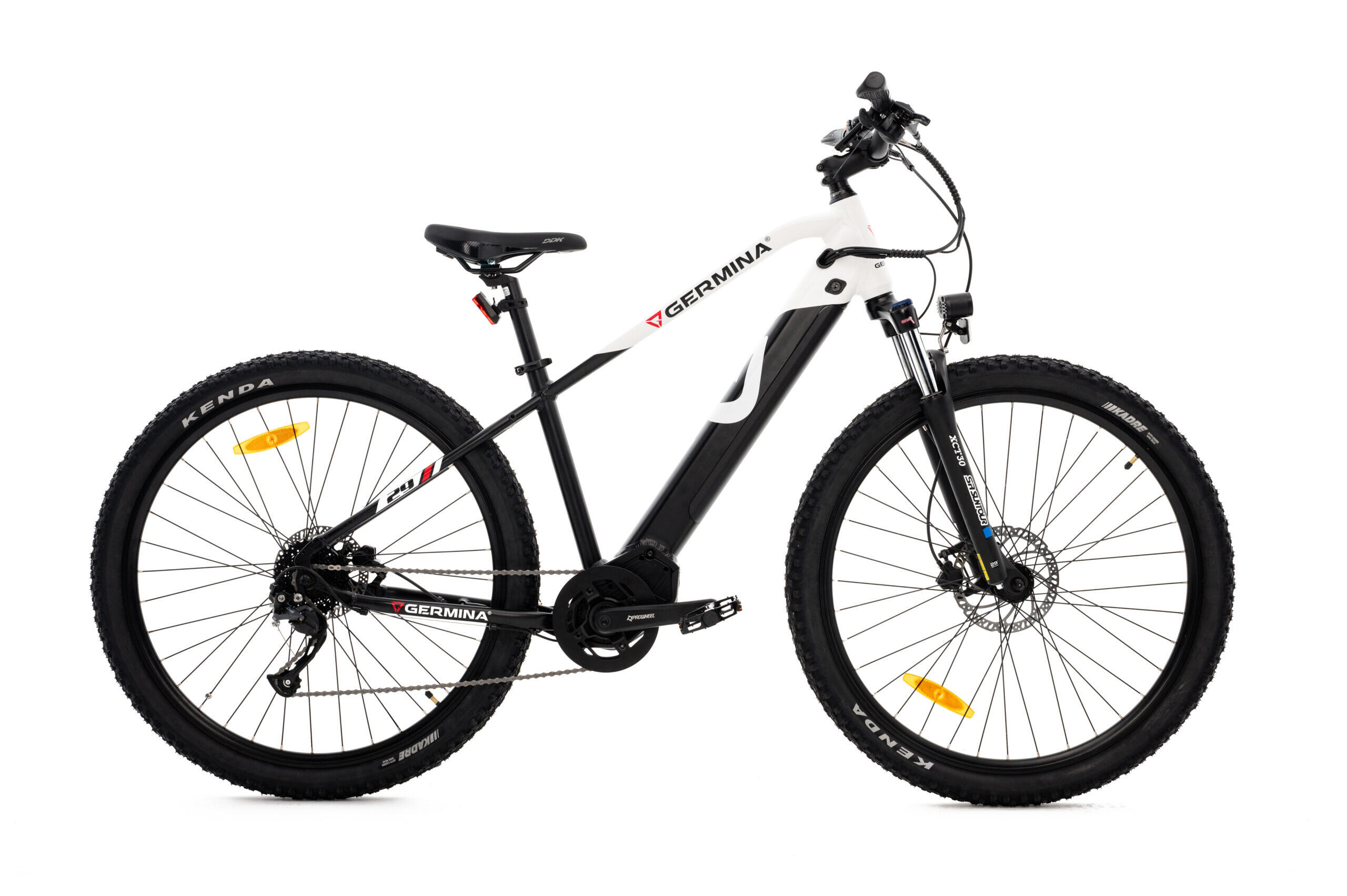 Rower elektryczny MTB GERMINA 29 góral elektry 90 km silnik centralny k