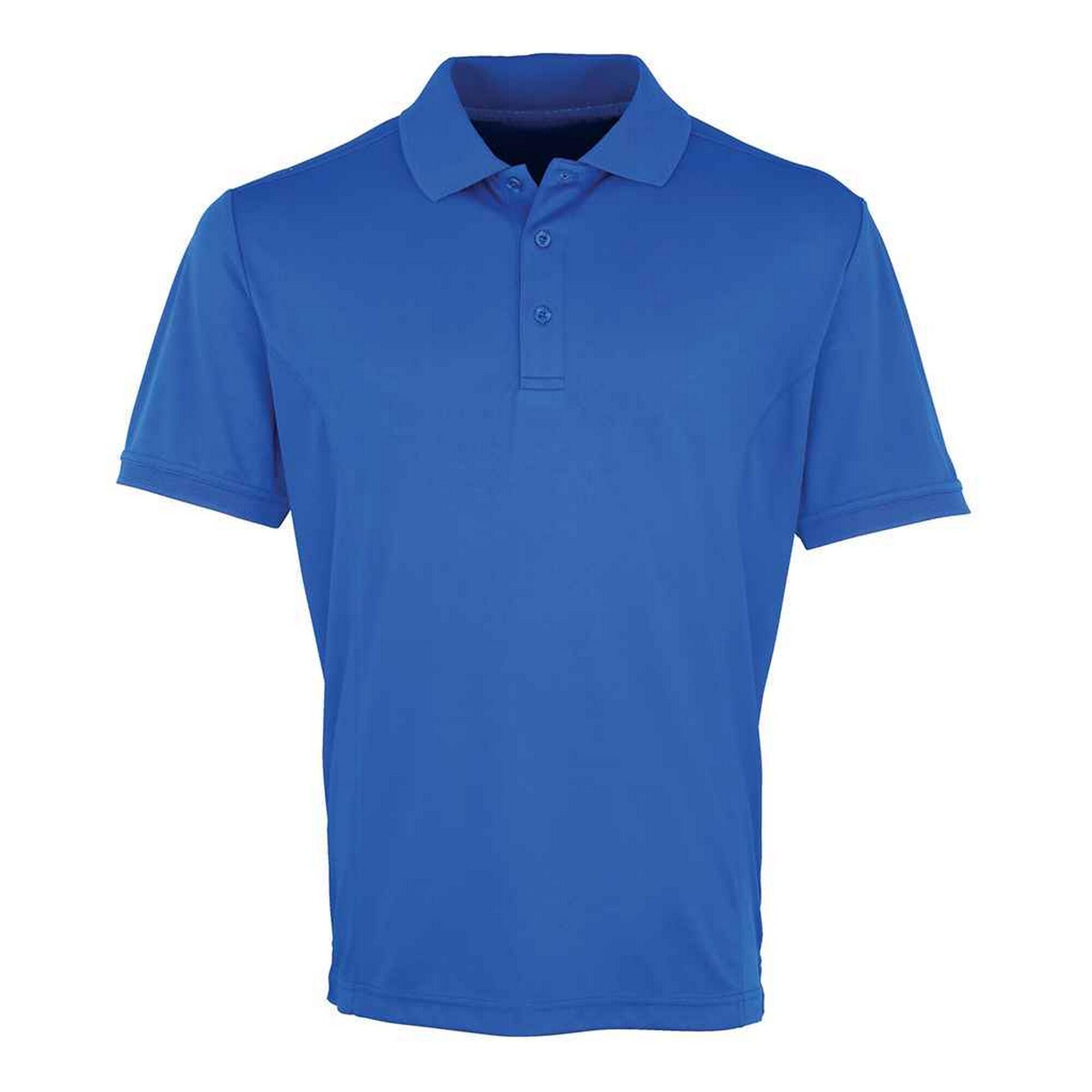 Premier Mens Coolchecker Pique Polo Shirt