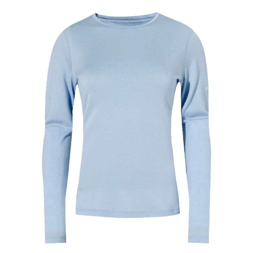 Dames T-shirt 100% merinowol lange mouwen - Bjork 210 3/4