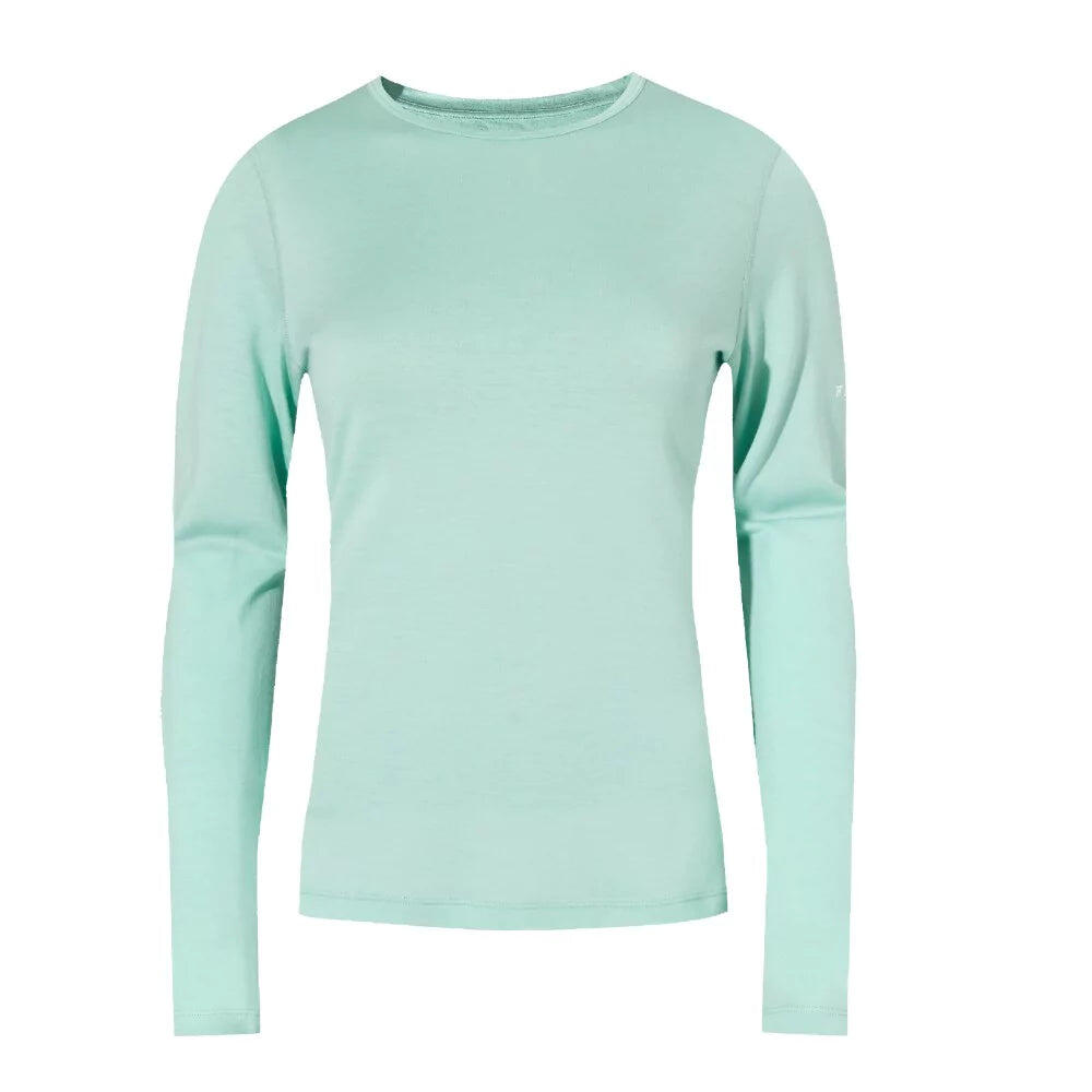T-shirt femme 100% laine de mérinos manches longues - Bjork 210 5/6