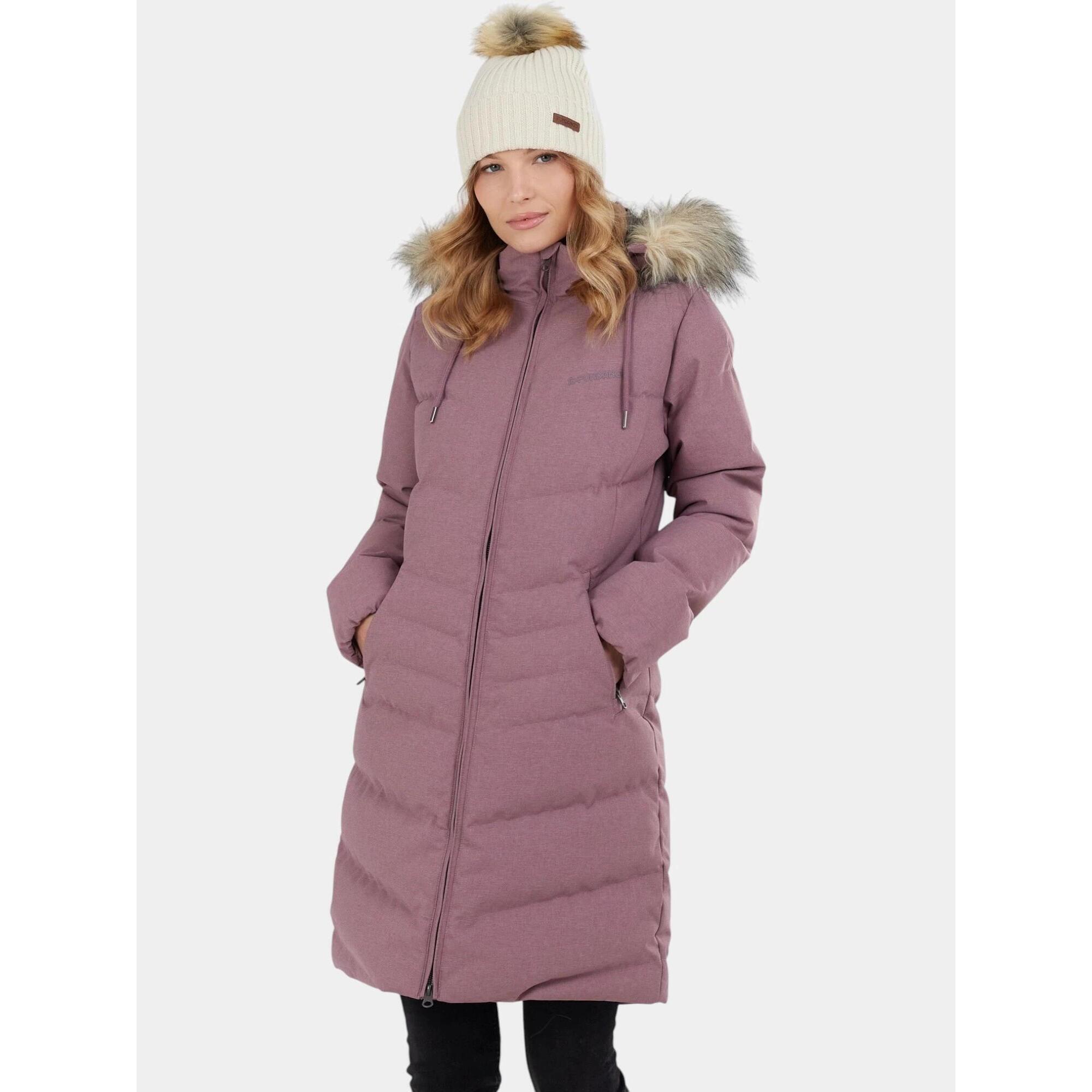 Fundango - Manteau D'Hiver Femme Puppis - Doudoune Synthétique - Rose - 48 Xl - Decathlon