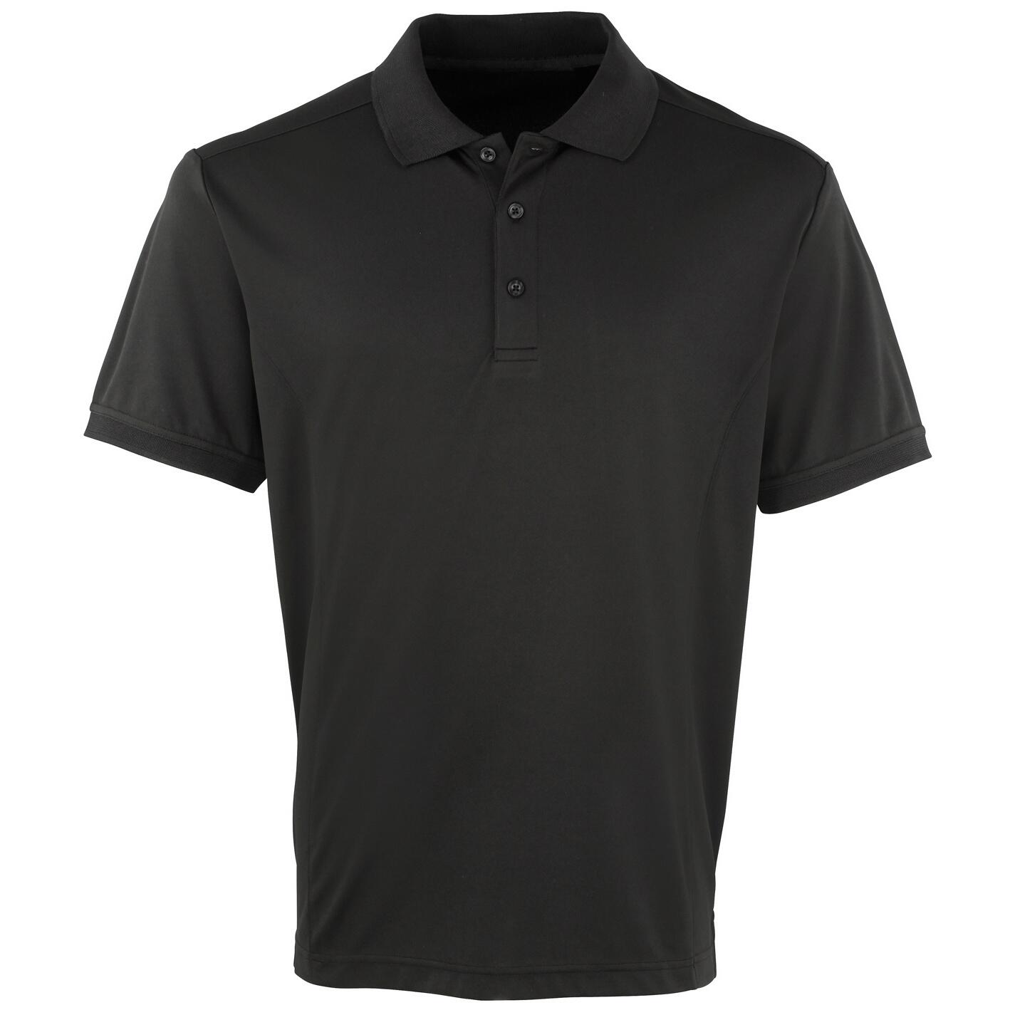 Premier Mens Coolchecker Pique Short-Sleeved Polo Shirt