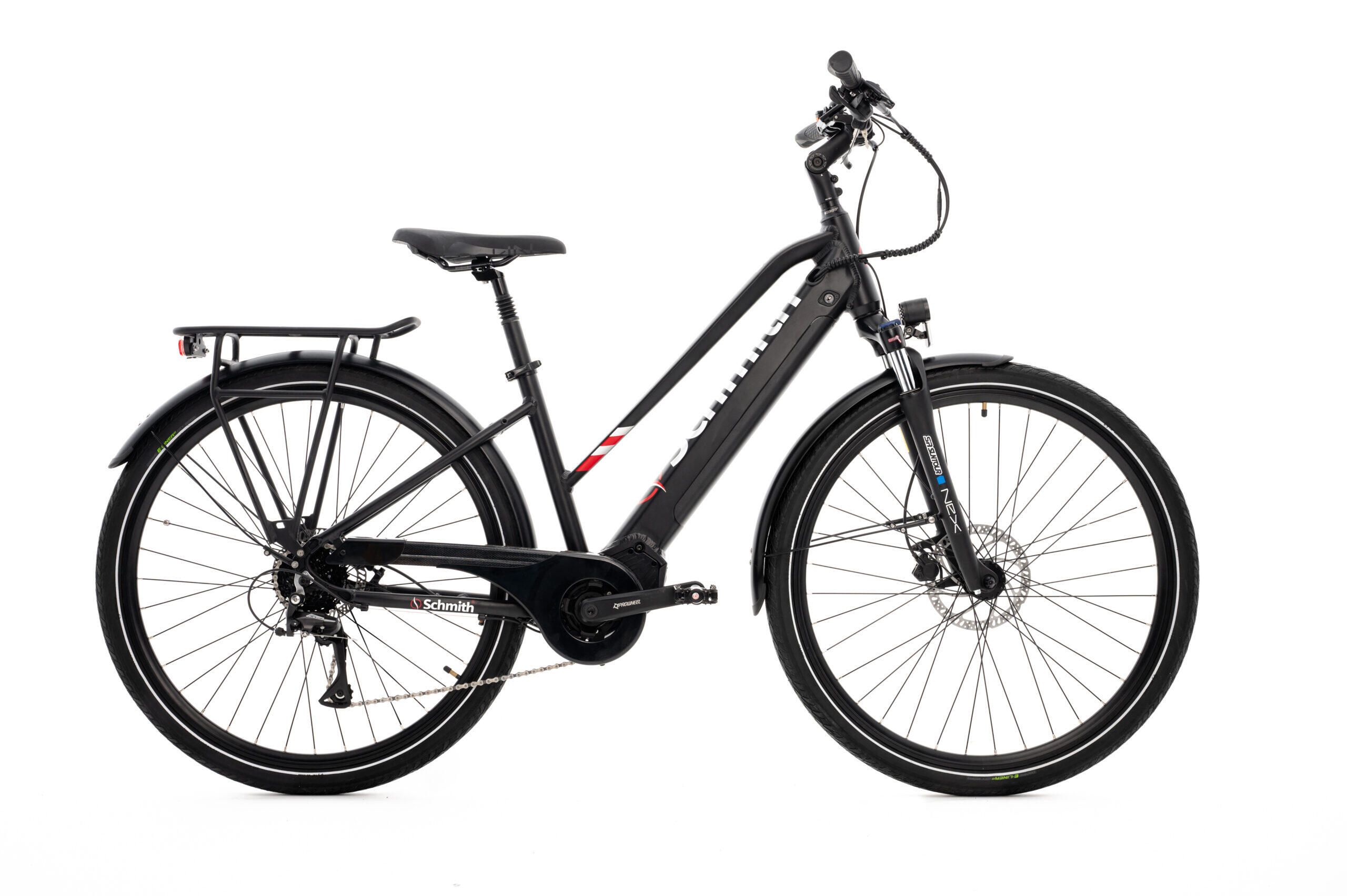 Rower elektryczny GERMINA trekkingowy 28 damski 90km silnik centralny