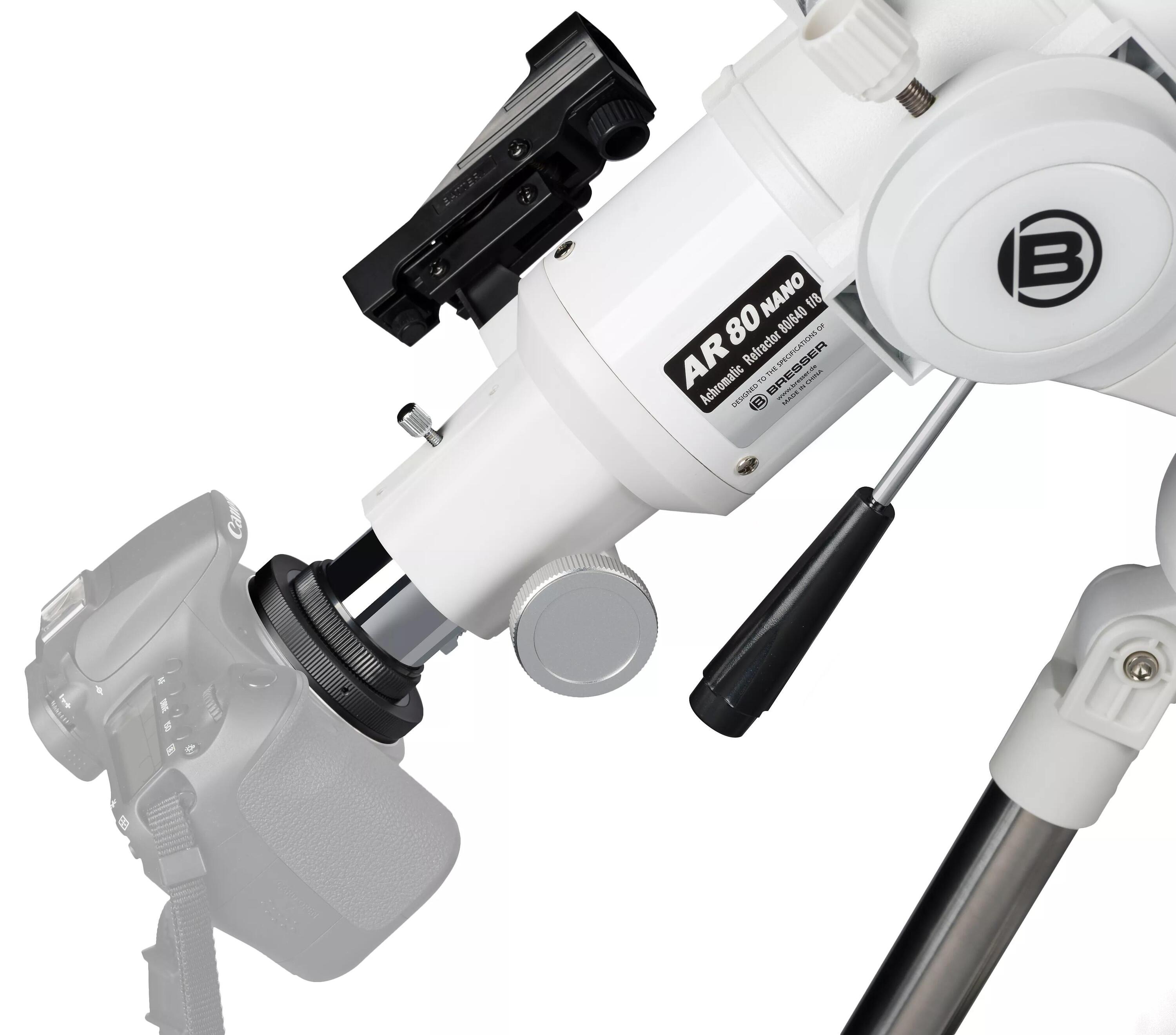 Telescopio Messier Ar-80/640 Az Nano Bresser 6/7