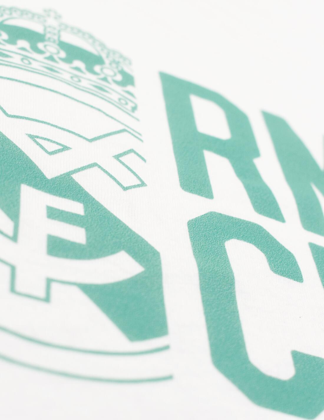 Camiseta Real Madrid Blanca con Escudo Verde - Junior 2/4