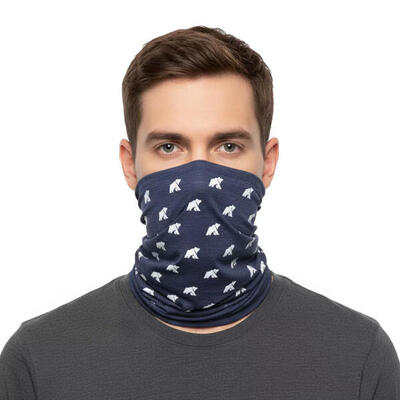 Omkeerbare merino nekwarmer