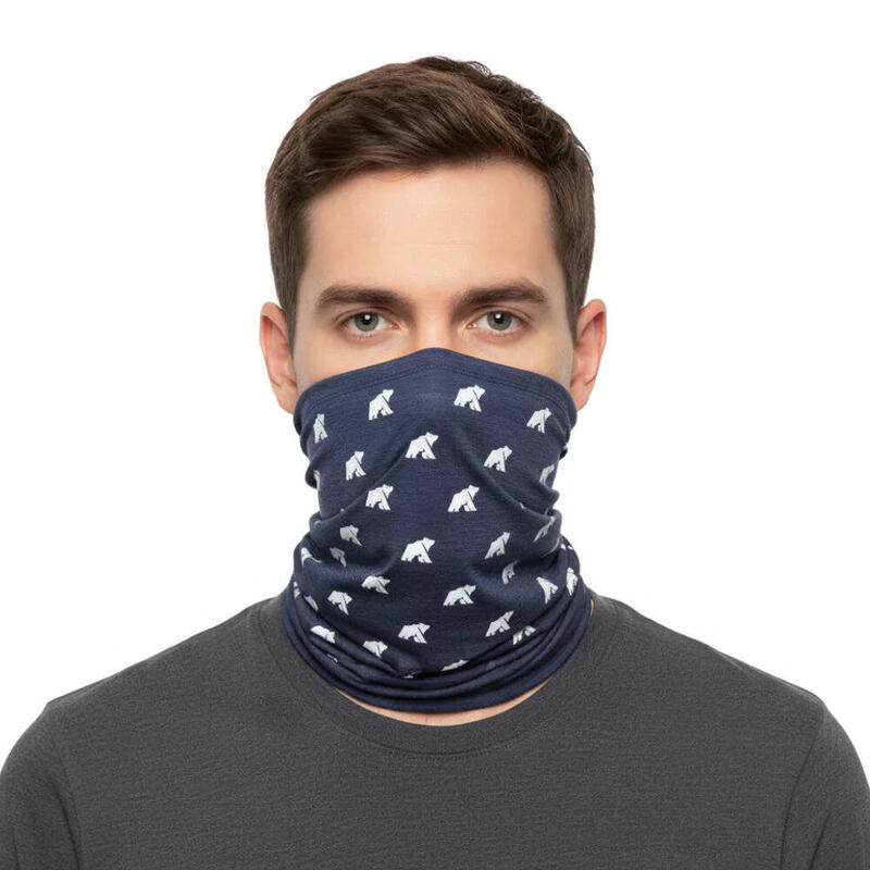 Încălzitor reversibil pentru gât din merinos