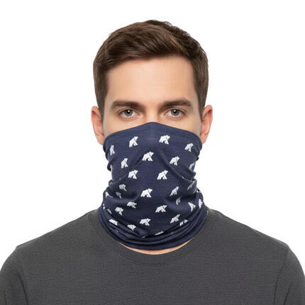 Dwustronny ocieplacz na szyję z merynosów