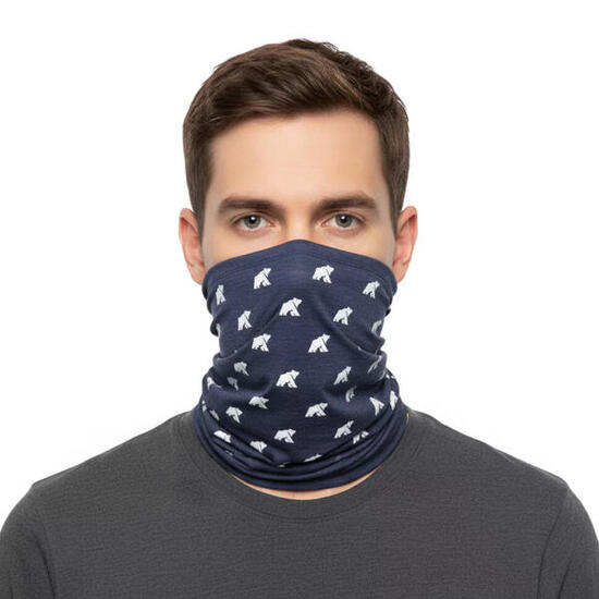 Dwustronny ocieplacz na szyję z merynosów