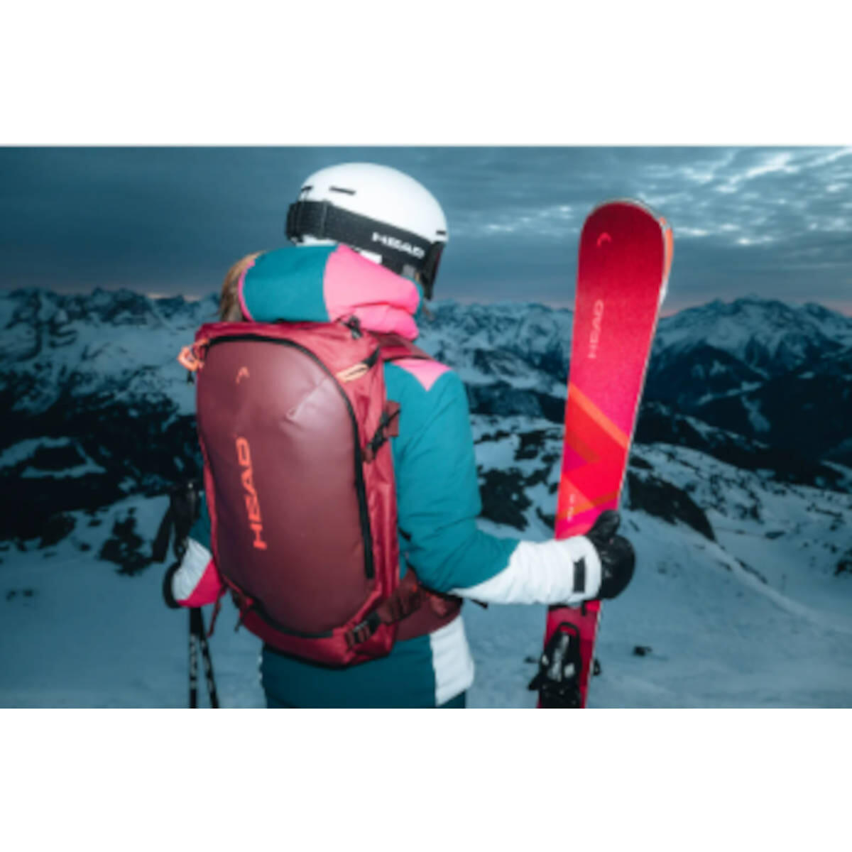 Mochila esquí Head E-total joy sw + Prot. Slr 11 gw Rosa Mujer 4/6