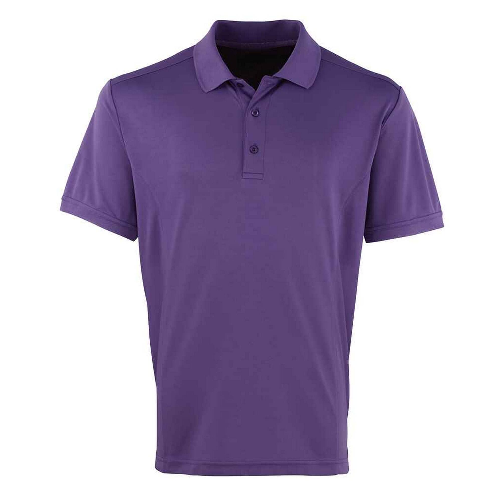 Premier Mens Coolchecker Pique Polo Shirt