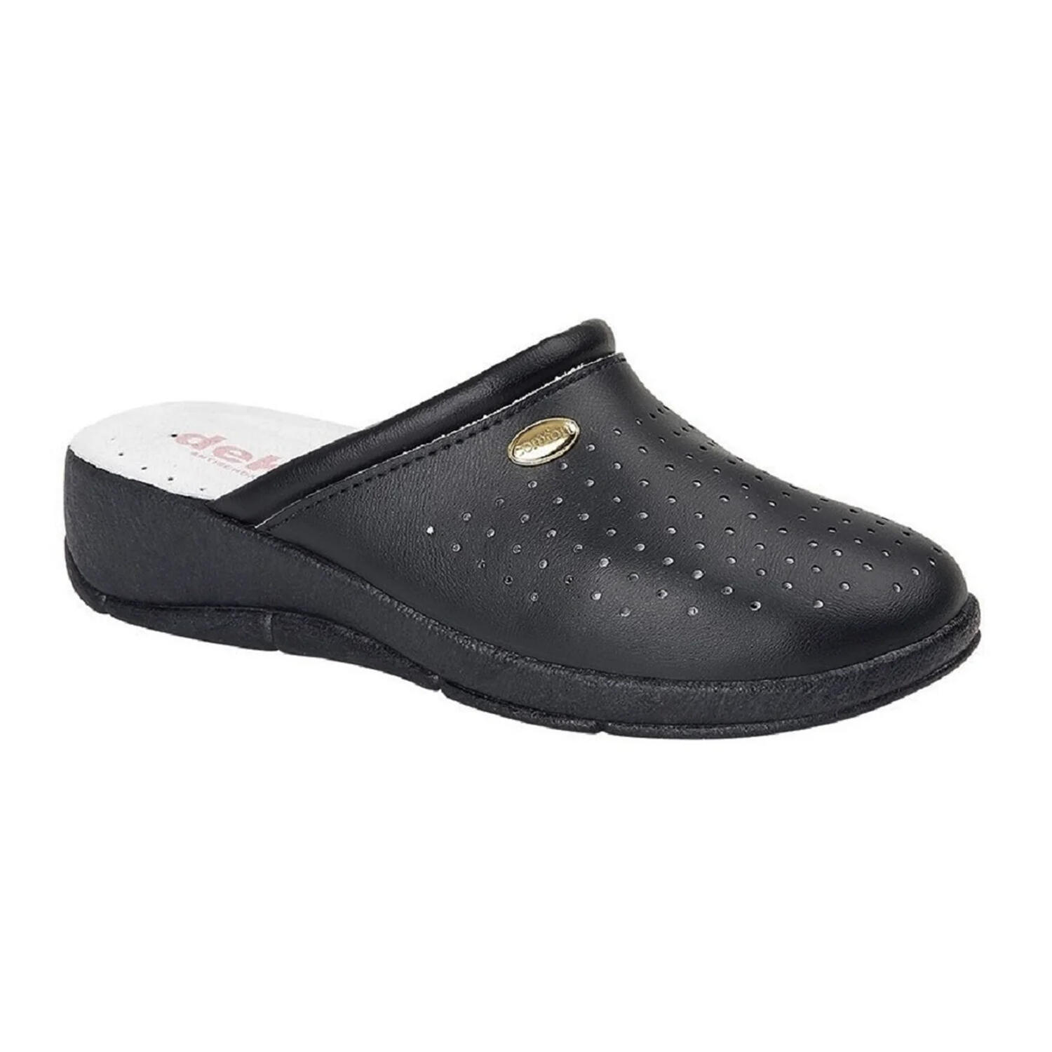 Dek Womens/Ladies Leather Clogs