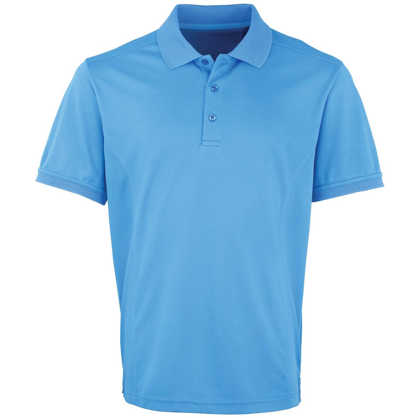 Premier Mens Coolchecker Pique Short-Sleeved Polo Shirt