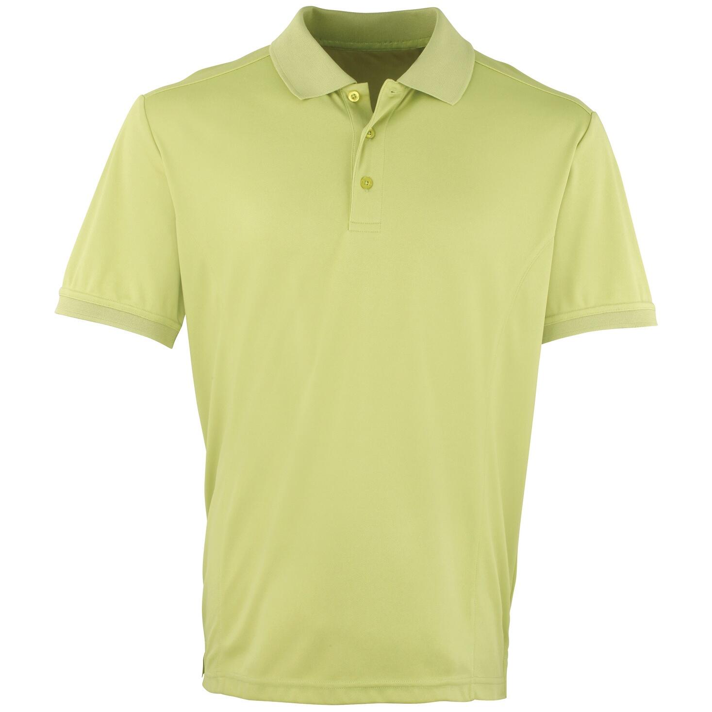 Premier Mens Coolchecker Pique Short-Sleeved Polo Shirt