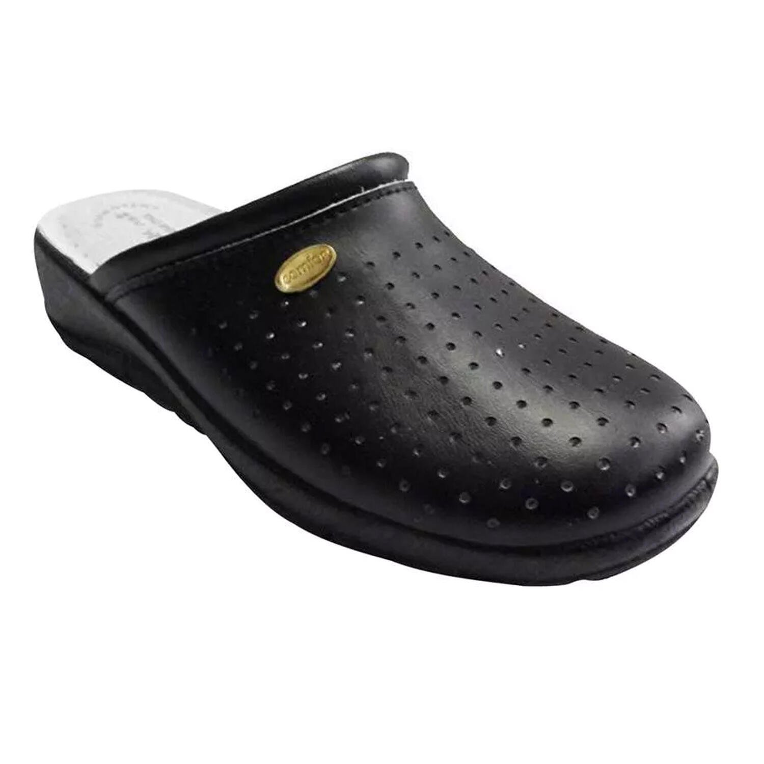 Dek Womens/Ladies Leather Clogs